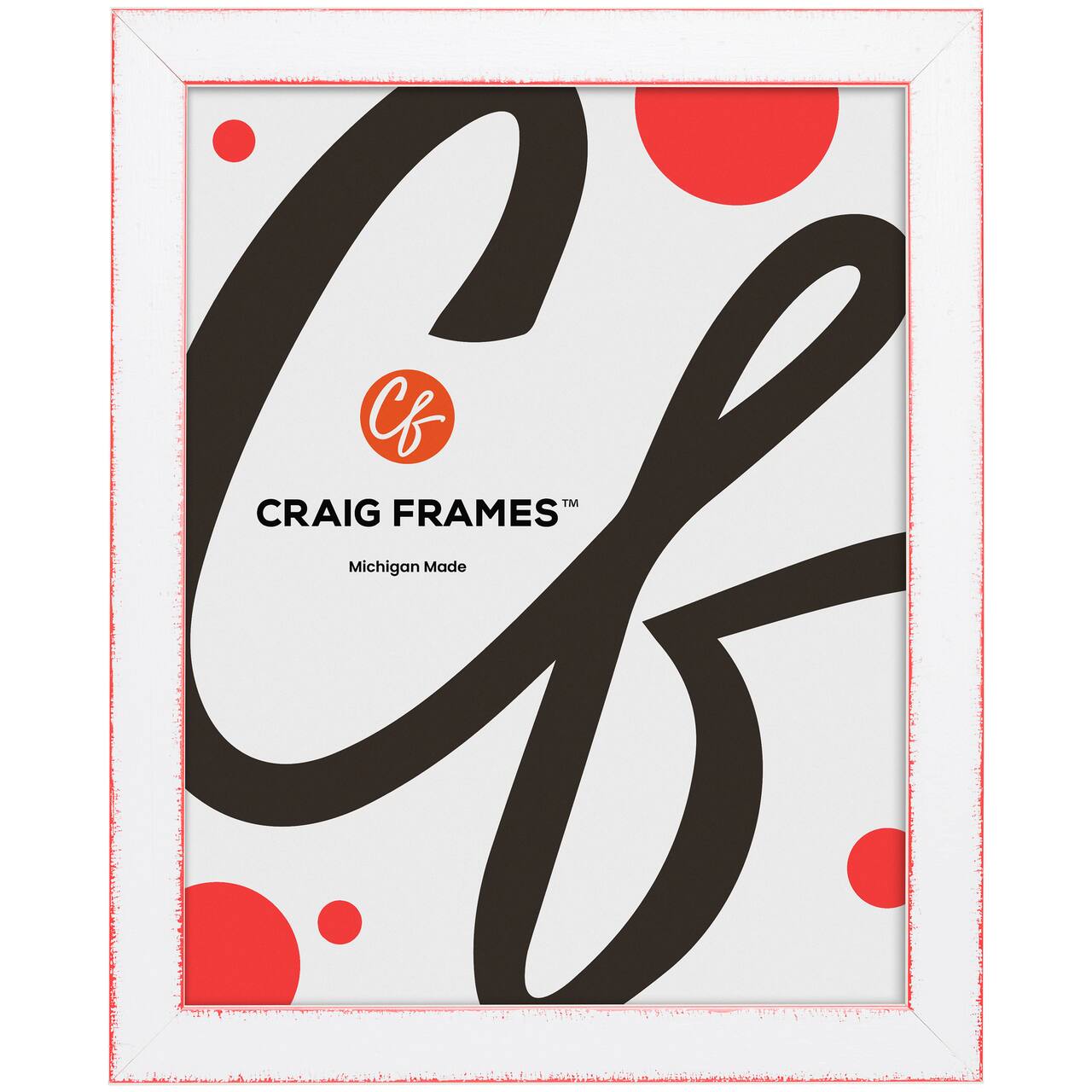 Craig Frames Slushie Strawberry Red Picture Frame